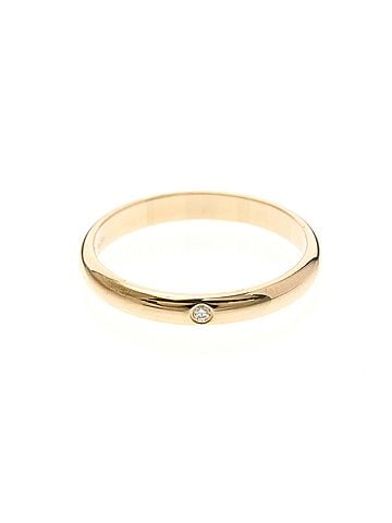 Cartier Cartier 1895 Wedding Ring, 1 Diamond Pink Gold (18K) Fashion Diamond Band Ring Pink Gold (view 1)