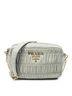 Prada Gray Pleated Small Camera Crossbody One size - photo 1