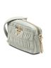 Prada Gray Pleated Small Camera Crossbody One size - photo 3