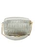 Prada Gray Pleated Small Camera Crossbody One size - photo 5