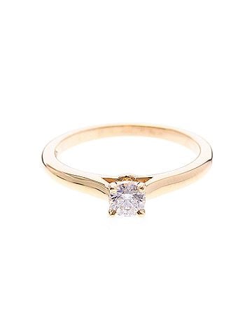 Cartier Cartier 1895 Solitaire Ring Pink Gold (18K) Fashion Diamond Band Ring Carat/0.23 Pink Gold (view 1)