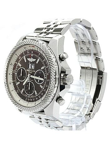 Breitling Polished BREITLING Bentley 6.75 Steel Automatic Mens Watch A44364 (view 2)