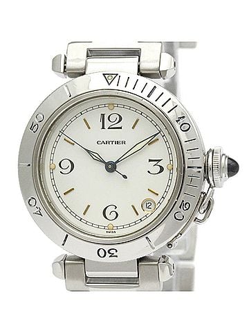 Cartier CARTIER Pasha Original Steel Automatic Unisex Watch W31007H2 Polished (view 1)