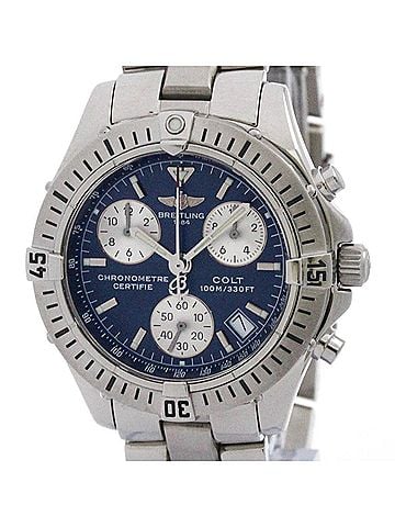 Breitling BREITLING Chrono Colt Steel Quartz Mens Watch A73350 Polished (view 1)