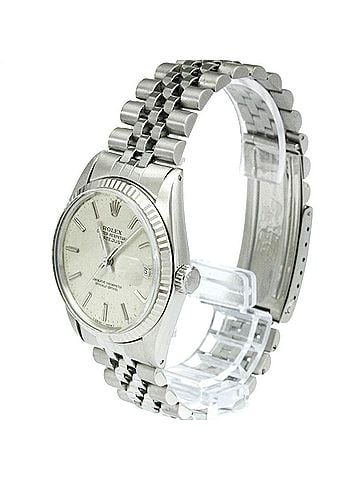 Rolex ROLEX Datejust 18K White Gold Steel Automatic Mens Watch 16014 Polished (view 2)