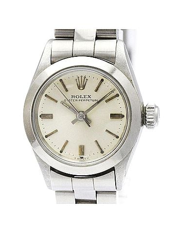 Rolex ROLEX Oyster Perpetual Steel Automatic Ladies Watch 6618 Vintage (view 1)
