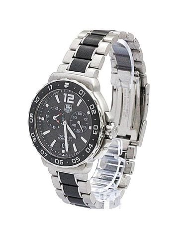 TAG Heuer TAG HEUER Formula 1 Grand Date Alarm Steel Mens Watch WAU111C Polished (view 2)