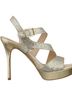 Marc Fisher Gold Sandals Size 6 1/2 - photo 2