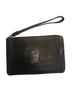 Coach 100% Leather Black Leather Wristlet One size - photo 1