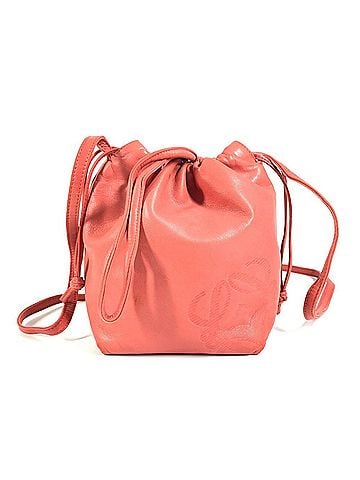 Loewe LOEWE Anagram Logo Bag, Crossbody Pouch, Shoulder Nappa Leather, Men's &amp; Women's, Red/Pink Tone (view 1)