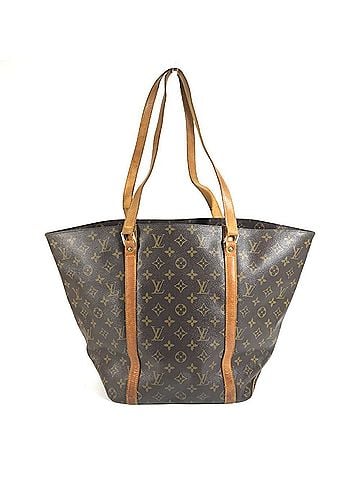 Louis Vuitton LOUIS VUITTON M51108 Monogram Sac Shopping Bag, Shoulder Tote Canvas, Men's/Women's, Brown (view 1)
