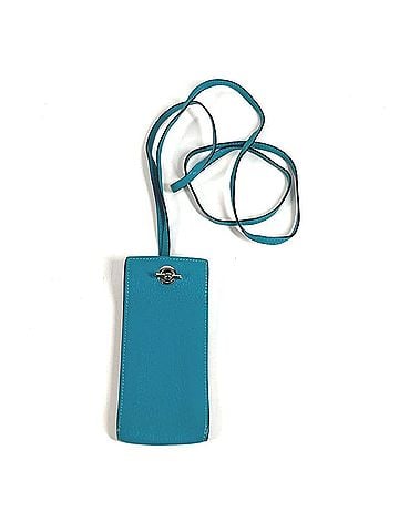 Hermès HERMES Hermes Shoulder Bag, Crossbody Bag with Strap, Vespa, Smartphone Pouch, Handbag, Chevre Leather, Men's and Women's, Blue (view 1)