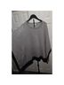 Calvin Klein Black Gray Poncho Size XL - photo 3