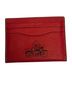 Coach Red Leather Card Holder One size - photo 1