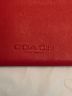 Coach Red Leather Card Holder One size - photo 3