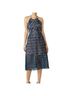 Willow Blue Opal Lace Open Back Midi Dress Casual Dress - photo 1