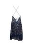 Willow Blue Opal Lace Open Back Midi Dress Casual Dress - photo 3