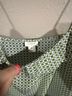 J.Crew Print Green White Sleeveless Blouse Size 14 - photo 3