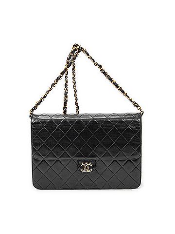 Chanel Vintage Push Lock Straight Flap (view 1)