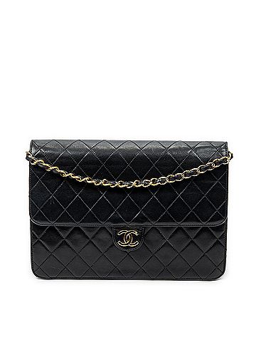 Chanel Vintage Push Lock Straight Flap (view 1)