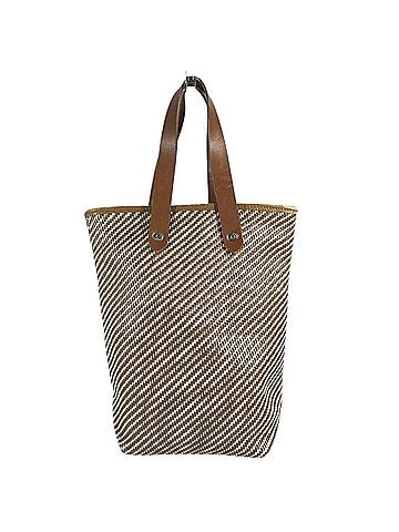 Hermès HERMES Hermes Amedaba Diago PM Bag, Vertical Tote Women's, Leather, Polyester, Handbag, Canvas, Men's, Brown (view 1)