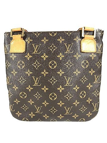 Louis Vuitton LOUIS VUITTON M40044 Monogram Pochette Bosfort Crossbody Bag Shoulder Canvas Men's Women's Brown (view 2)