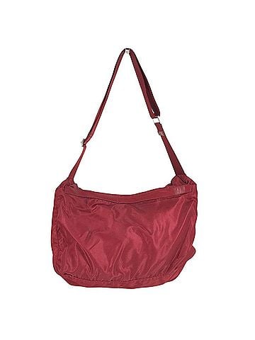 Prada PRADA Triangle Logo Backpack Bag (Burgundy/Red) - Men's &amp; Women's Nylon Plate (view 2)