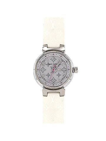 Louis Vuitton Louis Vuitton Tambour Monogram QA115 SS Quartz Watch (view 1)