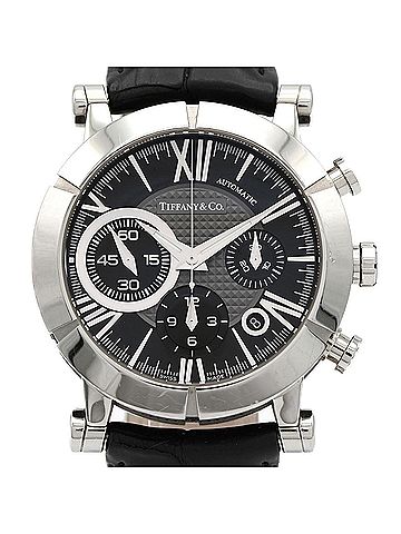 Tiffany & Co. Tiffany &amp; Co. Atlas Gent Chrono Z1000.82.12A10A71A Stainless Steel x Rubber Automatic Watch (view 1)
