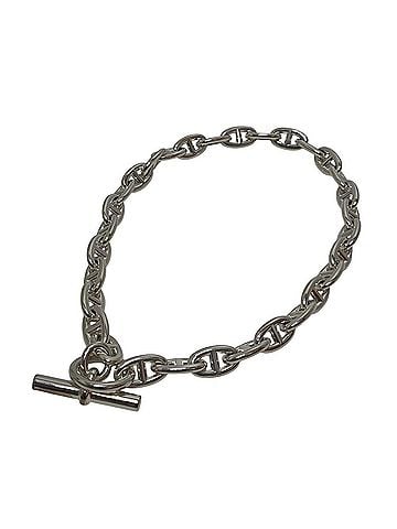 Hermès HERMES Chaine d'Ancre GM 31-link accessory jewelry necklace SV925 men's women's silver (view 2)