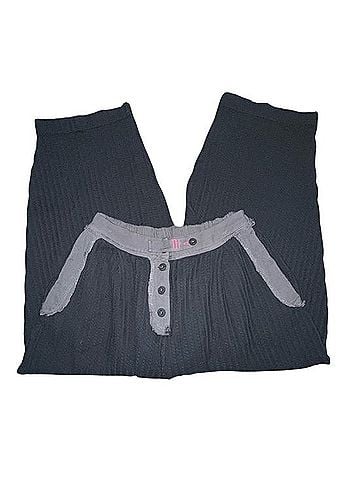 Free People Waffle Knit Grunge Cropped Lounge Pants Casual Pants (view 1)
