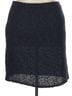 AKRIS Solid Black Blue Wool Skirt Size 14 - photo 12
