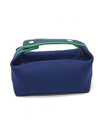 Hermès HERMES Bride-à-Blac PM Vanity Handbag, Cotton, Men's, Blue (view 2)