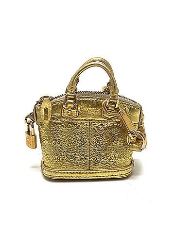 Louis Vuitton LOUIS VUITTON Mini Lockit Small Item Keychain Pouch Handbag Accessory Bag Charm Suhali Leather Women's Gold (view 1)