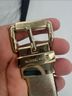 Michael Kors Gold Brown Belt Size M - photo 3