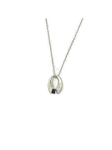 Gucci GUCCI 1P Amethyst Chain Necklace SV925 Women's Silver (view 1)