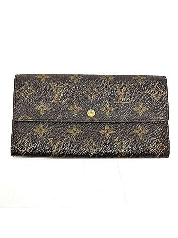 Louis Vuitton LOUIS VUITTON M61725 Pochette Porte Monnaie Credit Bi-fold Long Wallet Monogram Canvas Women's Brown (view 1)
