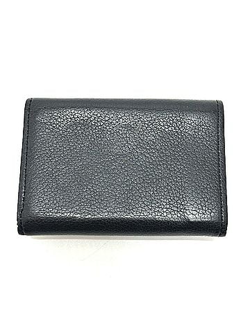 Louis Vuitton LOUIS VUITTON M63921 Portefeuille Lockmini Compact Wallet, Tri-fold Leather, Women's, Black (view 2)