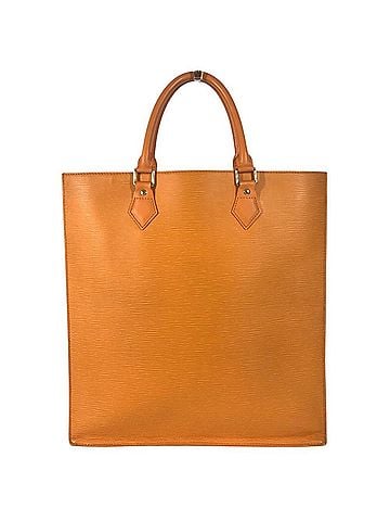Louis Vuitton LOUIS VUITTON M5908H Epi Sac Plat GM Handbag, Vertical Tote Bag, Leather, Men's &amp; Women's, Mandarin Orange (view 1)