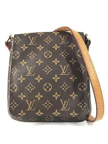 Louis Vuitton LOUIS VUITTON M51258 Monogram Musette Salsa Long Bag, Shoulder Flap Pouch, Canvas, Brown. (Men's/Women's) (view 1)