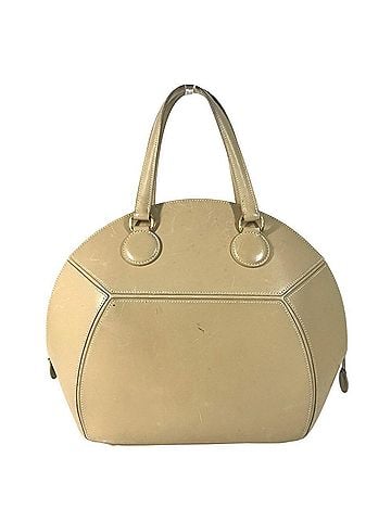 Hermès HERMES Vintage Ildosicki Tote Bag/Handbag, Leather, Men's/Women's, Beige (view 2)