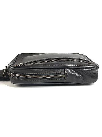 Louis Vuitton LOUIS VUITTON M92535 Utah Siu Bag Belt Waist Pouch Body Leather Men's Cafe Brown (view 2)