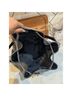 Michael Kors 100% Leather Black Silver Bucket Bag One size - photo 12