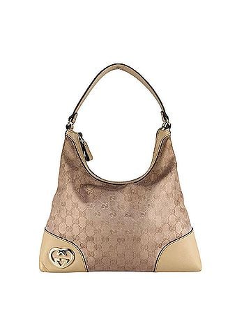 Gucci Gucci GG Canvas Shoulder Bag, Metallic Pink Beige, Beige Gold, Women's, 257070 z10494 (view 1)