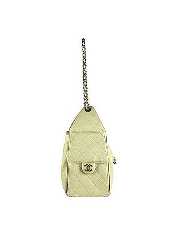 Chanel Chanel CHANEL Shoulder Bag CHANEL25 Caviar Leather Yellow Women's z10489 (view 2)