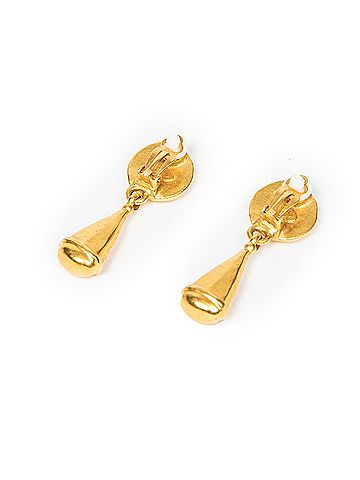 Chanel CC Pendant Clip On Earrings (view 2)