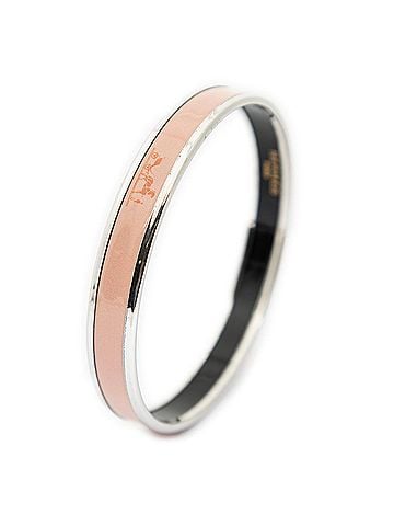 Hermes Leather Goods Enamel Bangle PM (view 1)