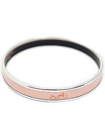 Hermes Leather Goods Enamel Bangle PM (view 2)