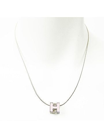 Hermes Leather Goods H Cube Pendant Necklace (view 1)