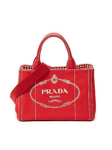 Prada Small Canapa Tote (view 1)